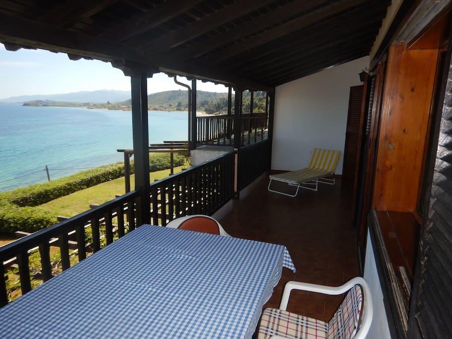 Sangue Blu Beachfront Villa Apartment Agios Nikolaos  Exterior photo
